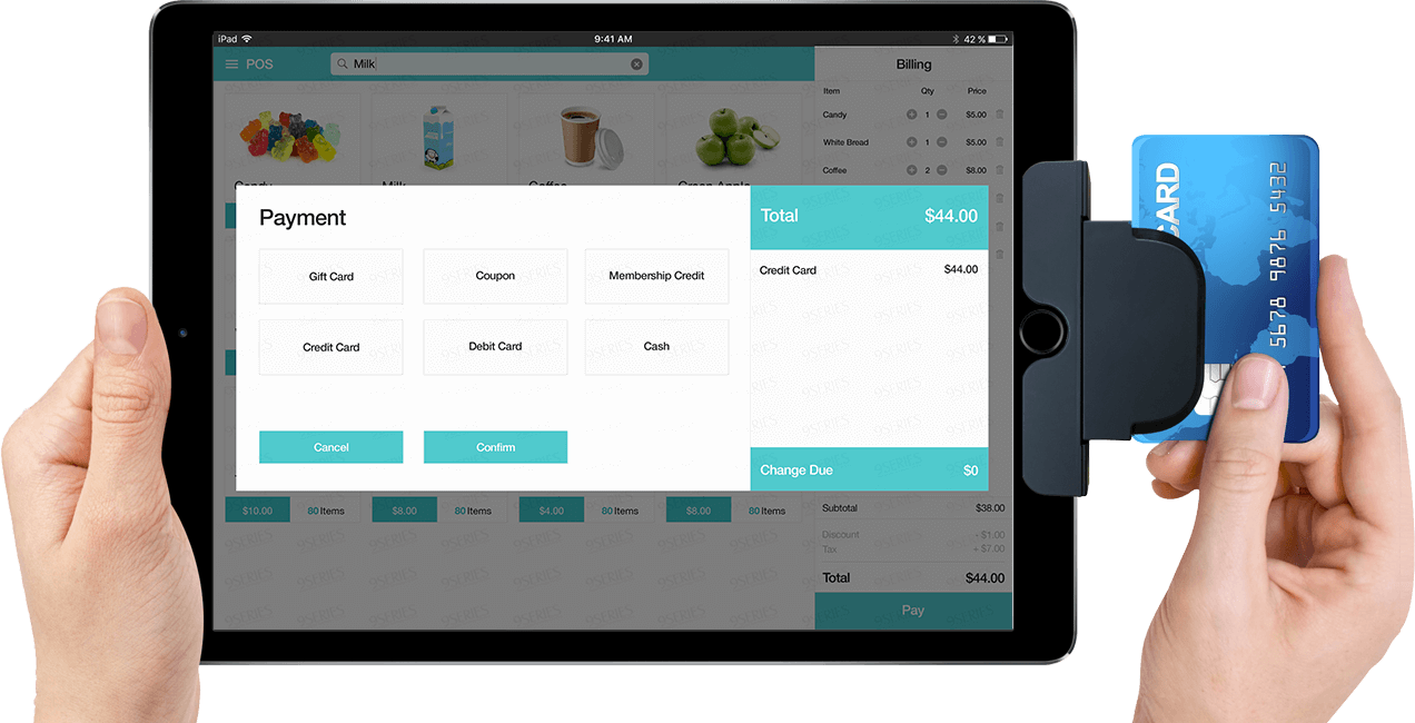 POS Data Analytics & Graphs by Tablet & iPad